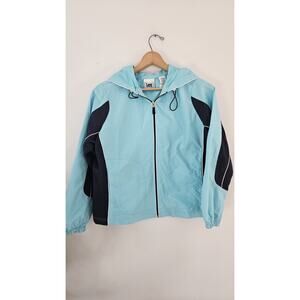 Women's Lee Sport Windbreaker Jacket NWT Blue Size M